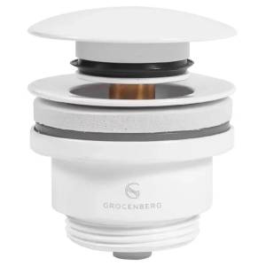 Донный клапан Grocenberg GB106W белый