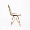 Стул обеденный Stool Group Eiffel AFR-18B-P1 GL/WH с белой подушкой фото 3