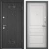 Входная стальная дверь Torex DELTA-100 2477479 Черный шелк/Белый (арт. КТ Белый) 2030x860