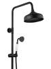 Душевая стойка Wonzon & Woghand WW-B3041-MB с термостатом, черный фото 5