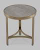 Стол журнальный Stool Group Адриана EET-223-BRCG-BNSG серая керамика 50x50x55 фото 3