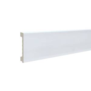 Плинтус ТД Меридиан P1 напольный под покраску 2400x80x12