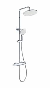 Душевая стойка Wonzon & Woghand WW-B3035-A1-CR с термостатом, хром