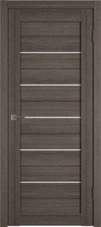 Межкомнатная дверь Владимирская Фабрика Дверей Atum 5 Grey стекло White Cloud 900x2000