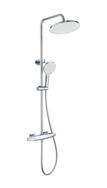 Душевая стойка Wonzon & Woghand WW-B3035-A1-CR с термостатом, хром