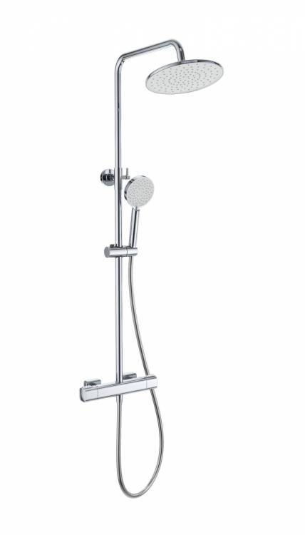 Душевая стойка Wonzon & Woghand WW-B3051-A-CR с термостатом, хром