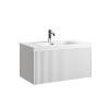 Тумба с раковиной Sancos Snob R 1.0 Bianco, 80x42.6