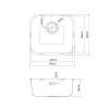 Мойка кухонная Iddis Mate MAT49S0i77 49x44 хром фото 4