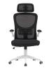 Кресло компьютерное Stool Group TopChairs Airone D-502-1 black белый с черной сеткой фото 2