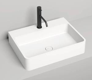 Раковина накладная Salini Ottavia 1103101G Белая глянцевая S-Sense
