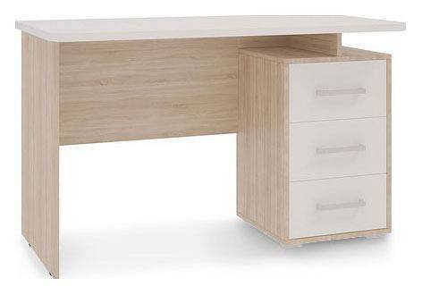 Стол письменный Mebelson Лайт 2 SKL2.1N02.1623 дуб сонома/белый