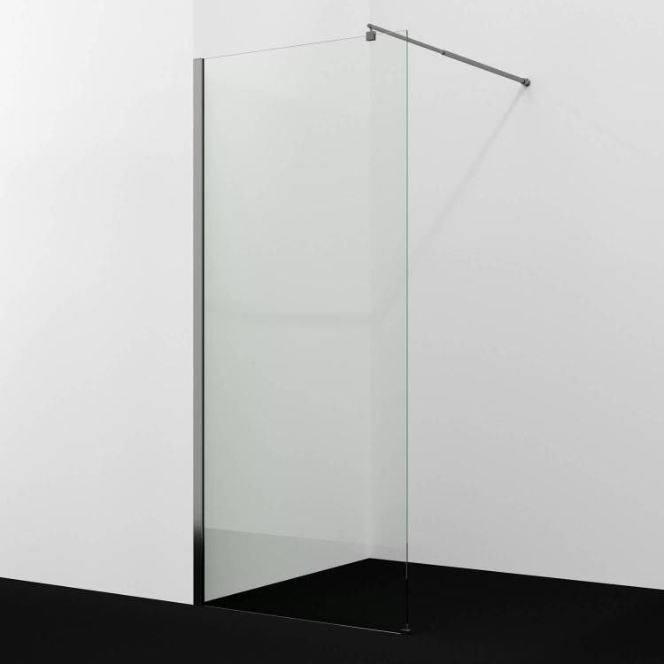 Душевая перегородка Wasserkraft Rur 30W40GR профиль графит, стекло прозрачное, 120x120x200