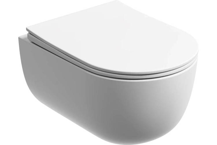 Унитаз подвесной Ceramica Nova Modena Rimless CN6063MW белый