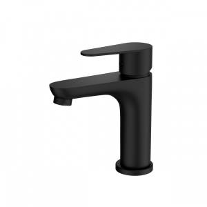 Смеситель для раковины Wonzon & Woghand WW-A40202-MB черный матовый