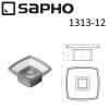 Мыльница SAPHO SAPHO EVEREST, стекло матовое, 120x120x55 мм, хром фото 3