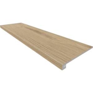 Ступень Ametis by Estima Alavesa 70540 Set/Steptrade/AV02_NS/33x160/Riser/AV02_NS/14,5x160 Rusty Beige неполированная с бортиком 33x160 + Подступенок 14.5x160