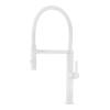 Смеситель для кухни Paulmark Leader Le214101-WH с гибким изливом, белый матовый