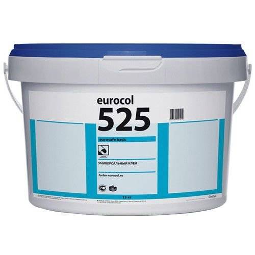 Универсальный клей для ковровых и ПВХ покрытий Forbo Eurocol 525 Eurosafe Basic (20 кг)