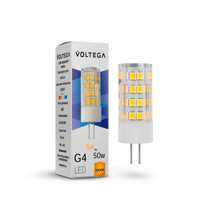 Светодиодная лампа Voltega Simple Capsule G4 7183