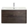 Тумба с раковиной BelBagno Acqua 100 подвесная, robere nature grigio