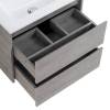 Тумба с раковиной Belbagno Kraft 39 KRAFT 39-700/390-2C-SO-CG 70x39x50 Cemento Grigio подвесная с двумя выкатными ящиками фото 6