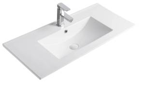 Раковина Gid Integrado NYJ803-90 71112 белая, 91x40x17