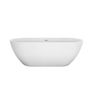 Акриловая ванна BelBagno Uno BB701-1400-720-K белая, 140x72 см