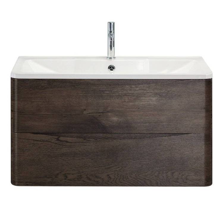 Тумба с раковиной BelBagno Acqua 100 подвесная, robere nature grigio
