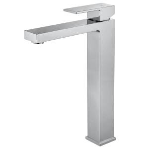 Смеситель для раковины Wonzon & Woghand WW-88239016-CR высокий, хром