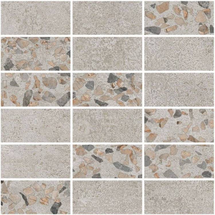 Мозаика Vitra Terrazzo-X K9498938LPR1VTE0 Микс Темный (5x10) 30x30