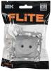 Розетка 1-местная с защитными шторками IEK Flite FI-R13-10-1-K47 алюминий фото 2