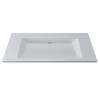Раковина Uperwood Infinity RInfinity100wg0 без отверстия для смесителя, белая глянцевая, 100x45 фото 2