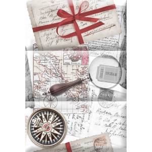 Панно Absolut Keramika Monocolor Composicion Aventura Grey D 15x22.5