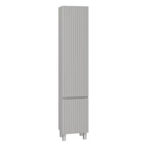 Шкаф-пенал Brevita Виктори VIC-05035-500R правый, Серый шелк, 35 см