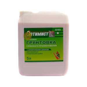 Грунтовка глубокого проникновения Оптимист G103 5 л