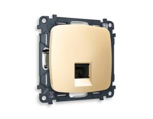 Комплект механизма компьютерной розетки Ambrella Volt Omega MO612010