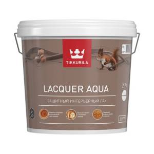 TIKKURILA EURO LACQUER AQUA лак интерьерный, антисептирующий, защитный, полуглянцевый  (9л)