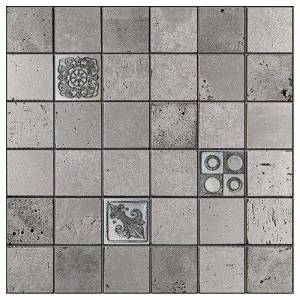 Мозаика Skalini Platinum PLT-3B Серая (4.8x4.8) 30.5x30.5
