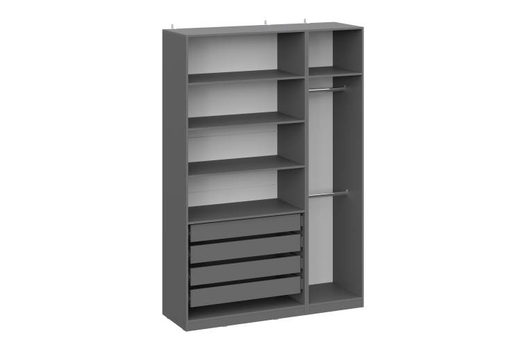 Шкаф открытый Арника Эккервуд 00-00323065 Темно-серый