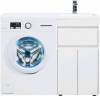 Тумба с раковиной Aquanet Токио 110 R 239207 напольная, белый фото 11