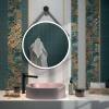 Раковина Kerama Marazzi Artbasin Vento VE.wb.50\MAL накладная 50, мальва матовая фото 6
