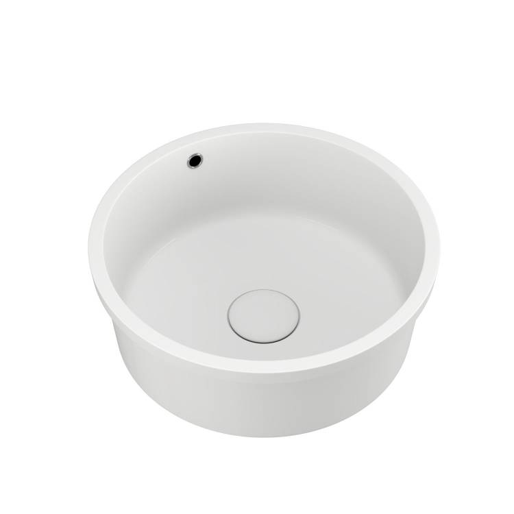 Раковина D&K Matrix DT1391816 белая, 42x42