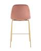 Набор из 2 полубарных стульев Stool Group Валенсия SN OS-001CB HLR-44 gl X2 розовый, золотые ножки фото 5