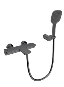 Смеситель для ванны AltroBagno Lamberto 0224 GrMt серый металл