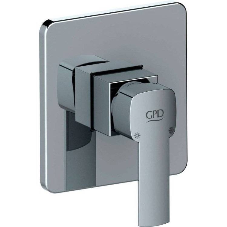 Смеситель для душа GPD Pedra MAD160 с внутренней частью