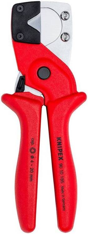 Труборез-ножницы KNIPEX для многослойных и пневматических шлангов, 4-20 мм, длина 185 мм
