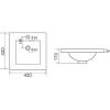 Раковина Orange B03-410W фото 6
