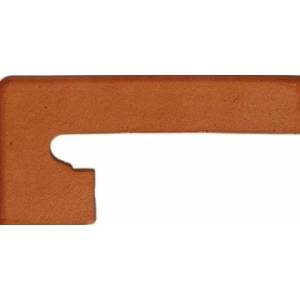 Плинтус Cehimosa Gres Zanquin I Rojo левый 20x40