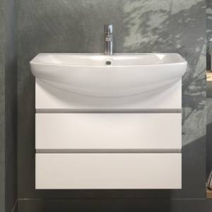 Тумба с раковиной Vigo Wing 700-0-2 tp.WIN.BAL.70.2Y белый, раковина Балтика