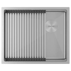 Мойка кухонная Paulmark Next-Pro 54 Uni PM705445-BS Брашированная Сталь, 54x45